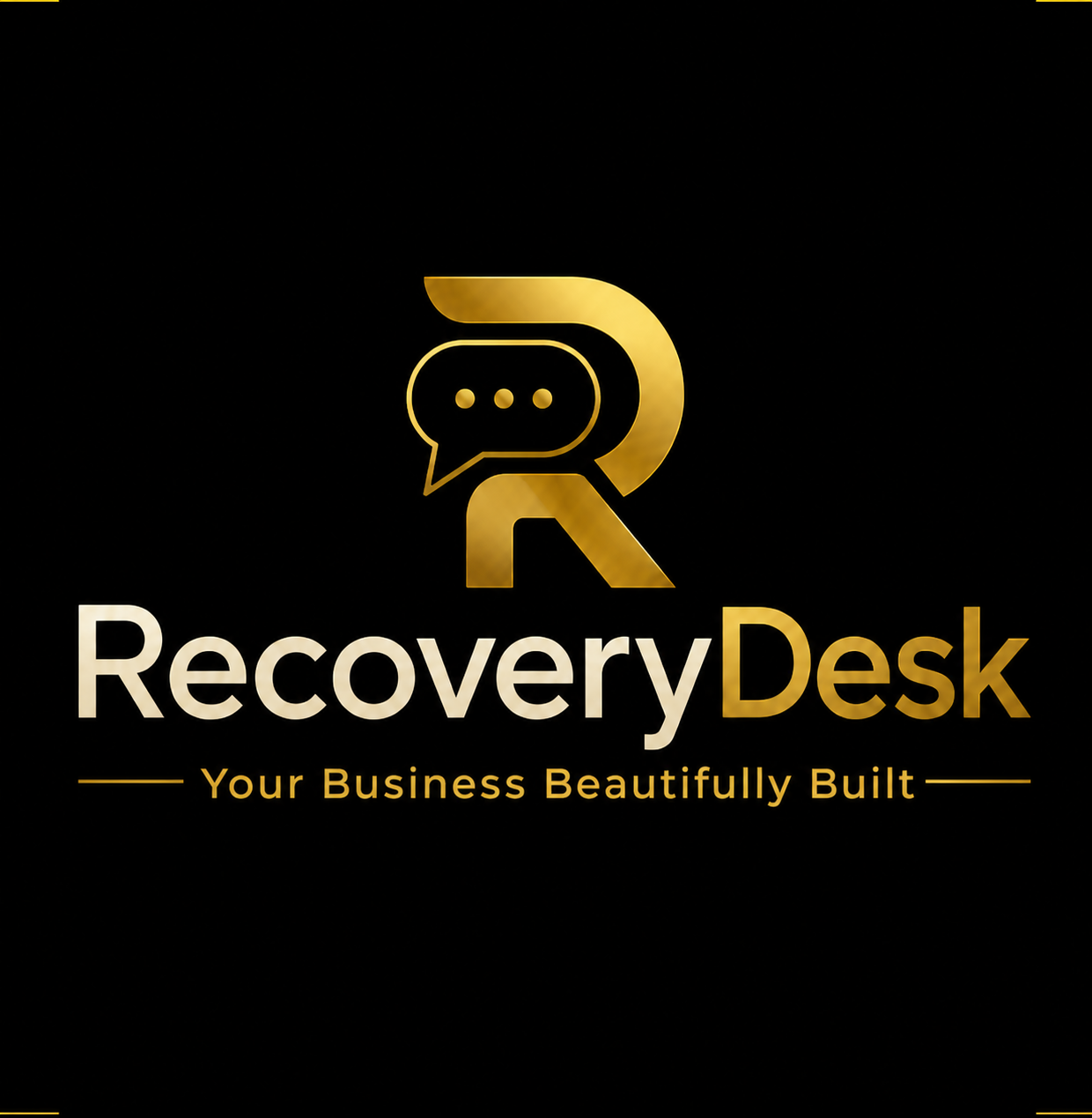 RecoveryDesk — Your Business Beautifully Built